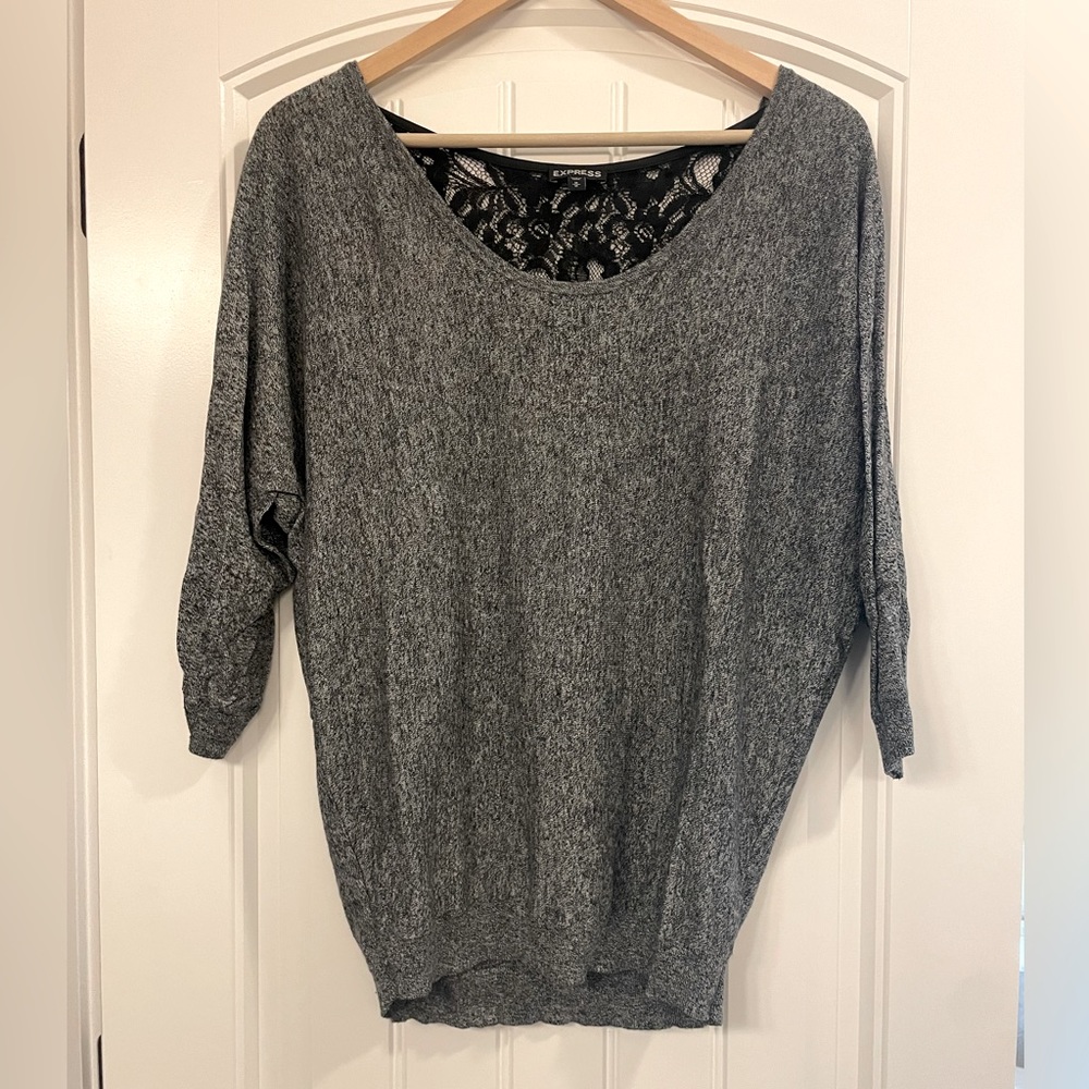 Express Top with Lace Back